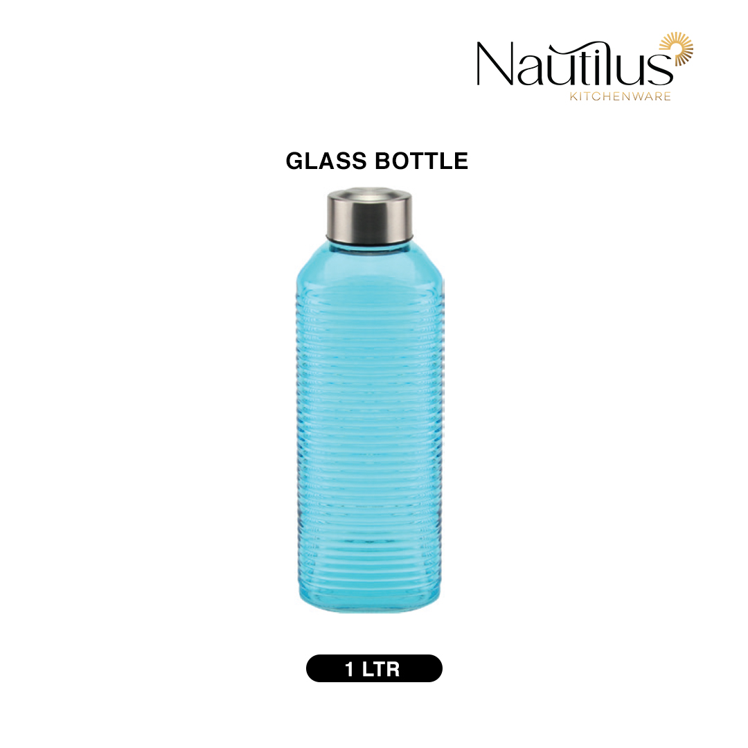 Glass Bottile with Lid 
