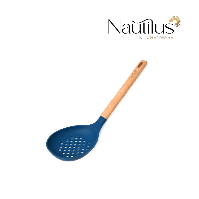 Beech Wood Handle Silicone Skimmer 