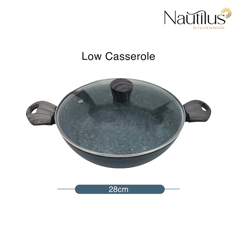 Low Casserole 28Cm With G Lid 